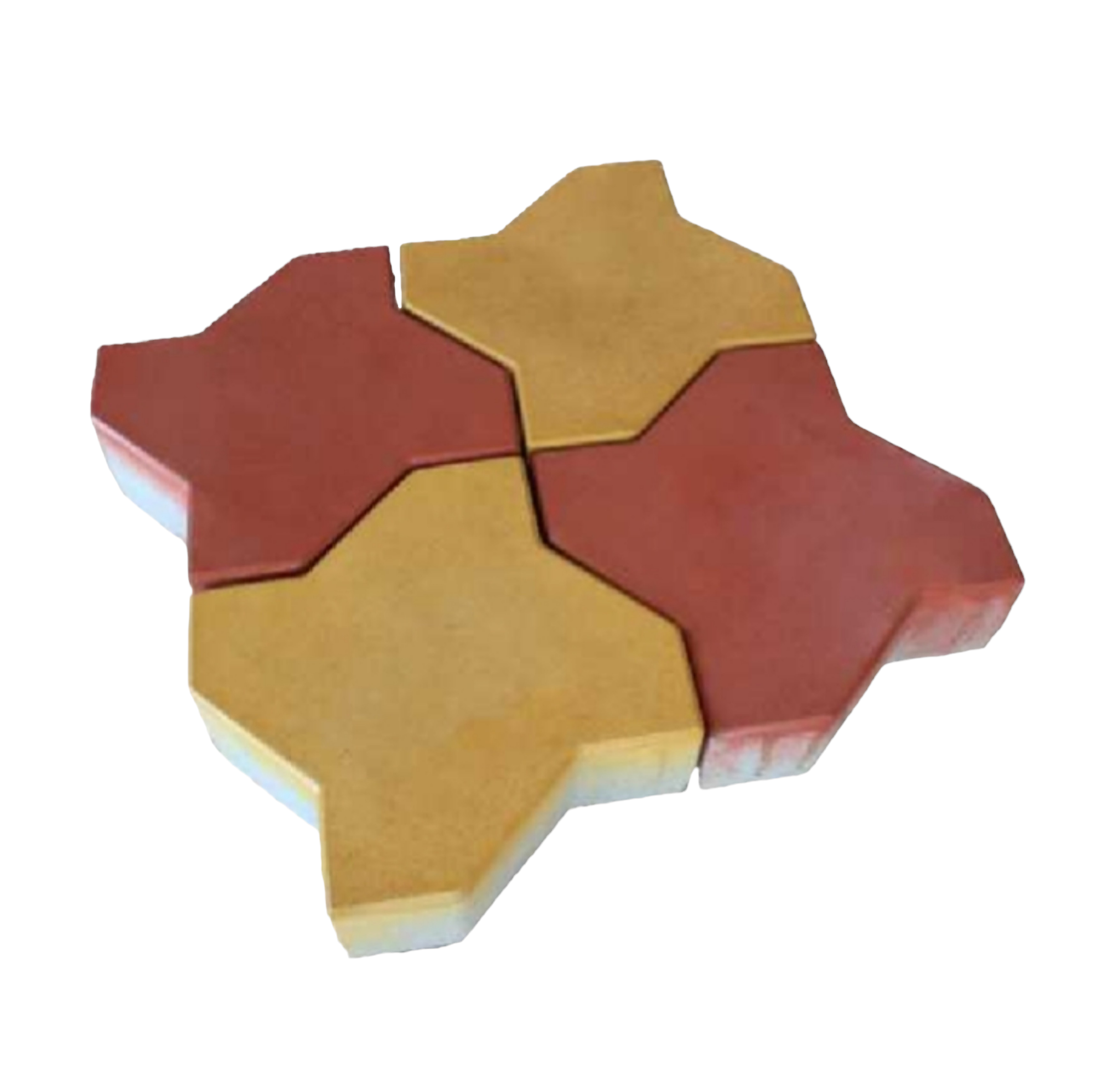 Star paver tile mould 60mm